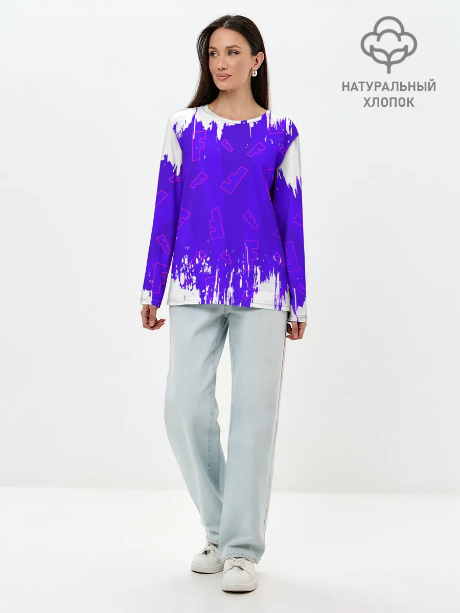 Лонгслив женский. Хлопок / FORTNITE / ФОРТНАЙТ