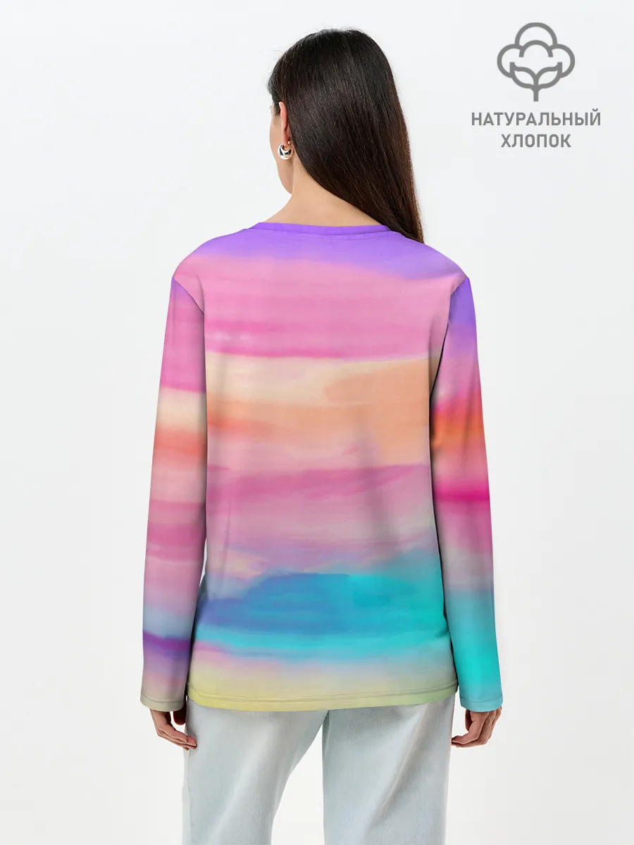 Лонгслив женский. Хлопок / Ксюша