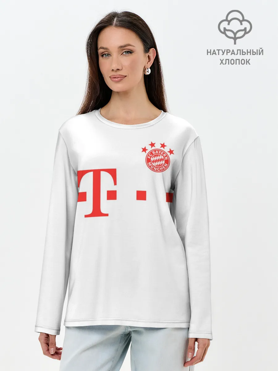Лонгслив женский. Хлопок / FC Bayern M?nchen 20/21