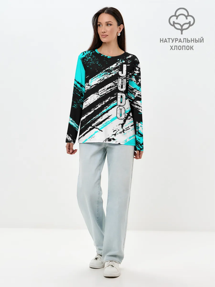Лонгслив женский. Хлопок / Judo