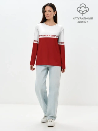 Лонгслив женский. Хлопок / СССР