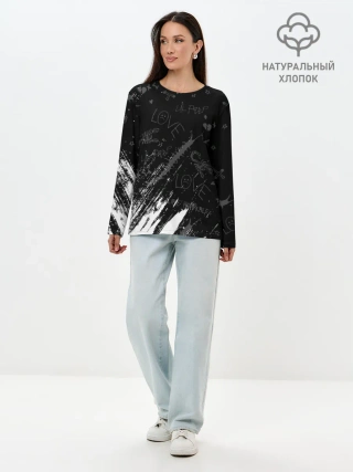 Лонгслив женский. Хлопок / LIL PEEP / ЛИЛ ПИП