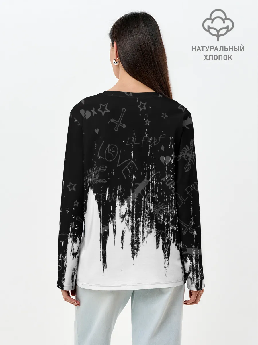 Лонгслив женский. Хлопок / LIL PEEP / ЛИЛ ПИП