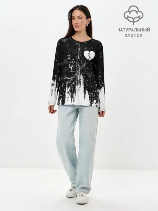 Лонгслив женский. Хлопок / LIL PEEP / ЛИЛ ПИП