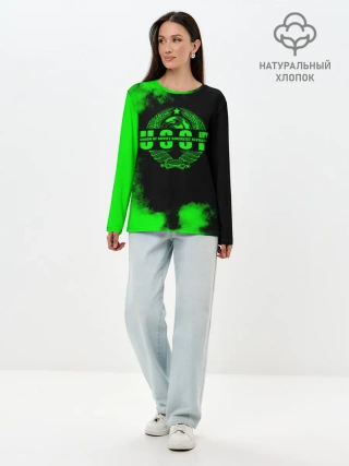 Лонгслив женский. Хлопок / СССР