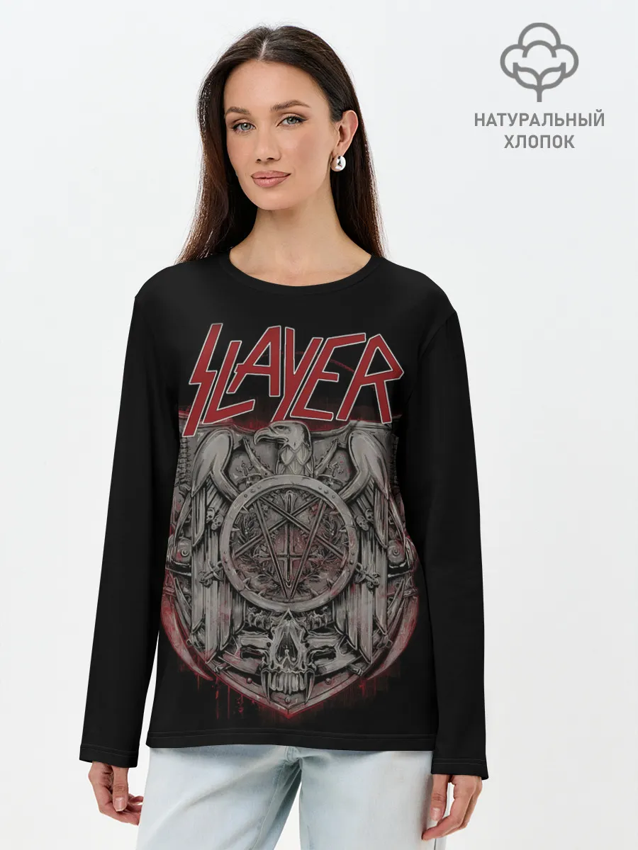 Лонгслив женский. Хлопок / SLAYER | СЛЭЙЕР