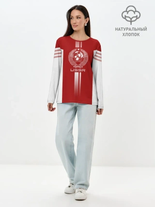 Лонгслив женский. Хлопок / СССР