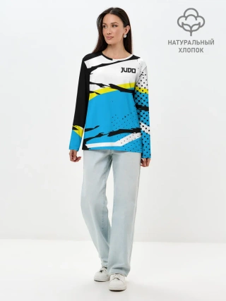 Лонгслив женский. Хлопок / JUDO | ДЗЮДО