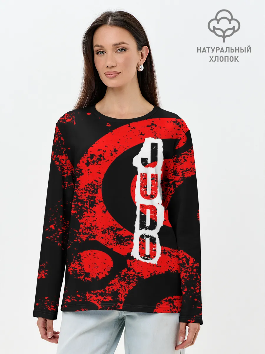 Лонгслив женский. Хлопок / Judo
