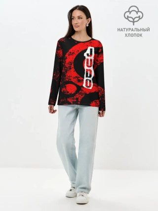 Лонгслив женский. Хлопок / Judo