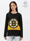 Лонгслив женский. Хлопок / BOSTON BRUINS NHL