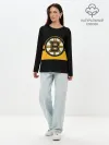 Лонгслив женский. Хлопок / BOSTON BRUINS NHL
