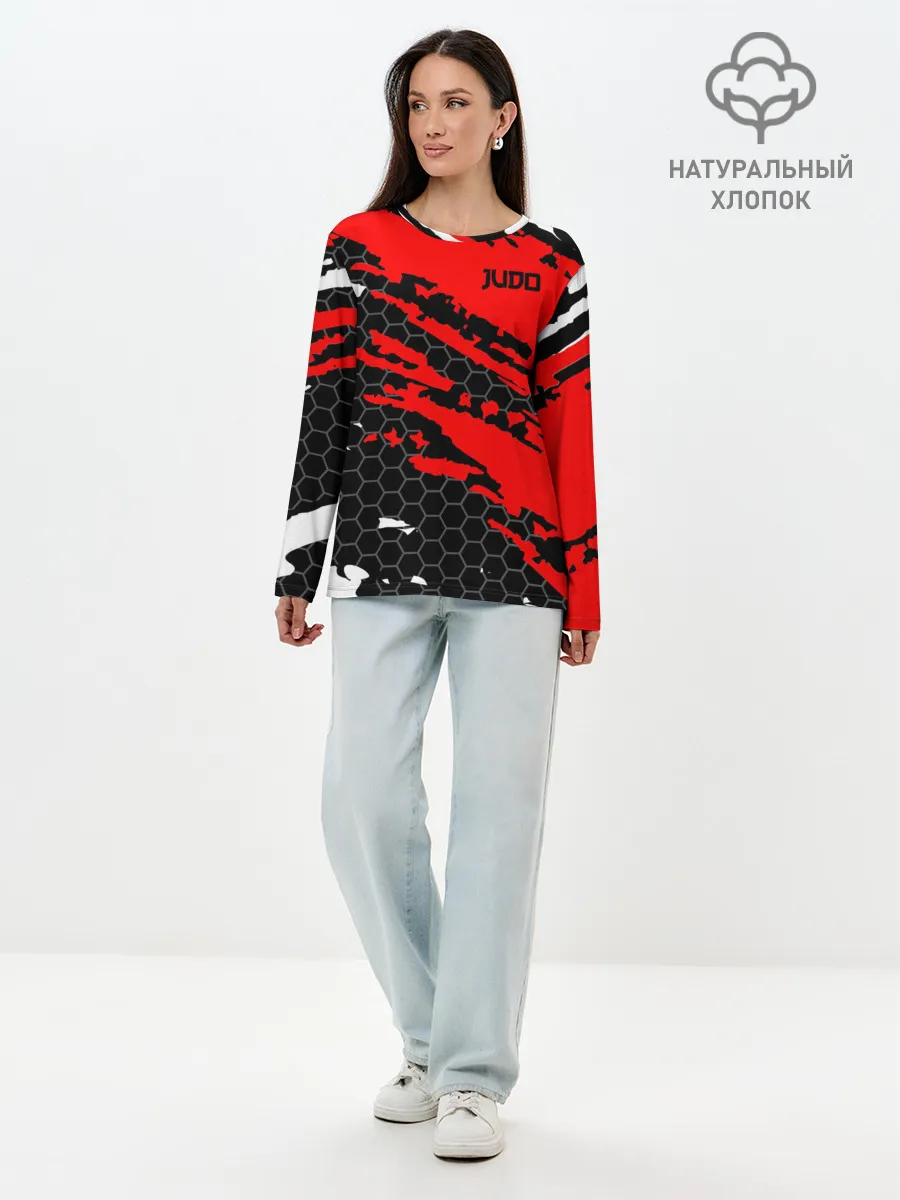 Лонгслив женский. Хлопок / Judo