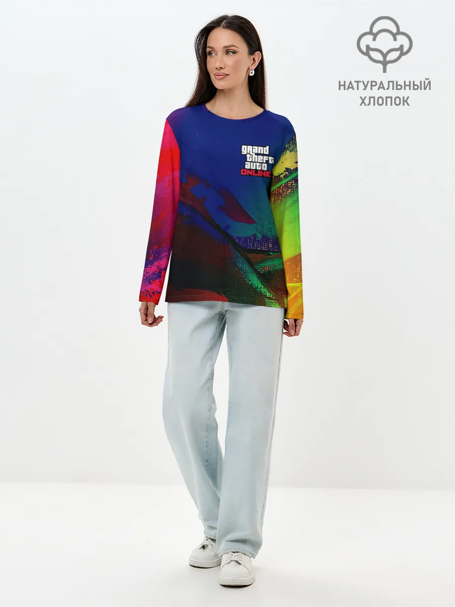 Лонгслив женский. Хлопок / GTA ONLINE / ГТА ОНЛАЙН