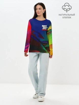 Лонгслив женский. Хлопок / GTA ONLINE / ГТА ОНЛАЙН