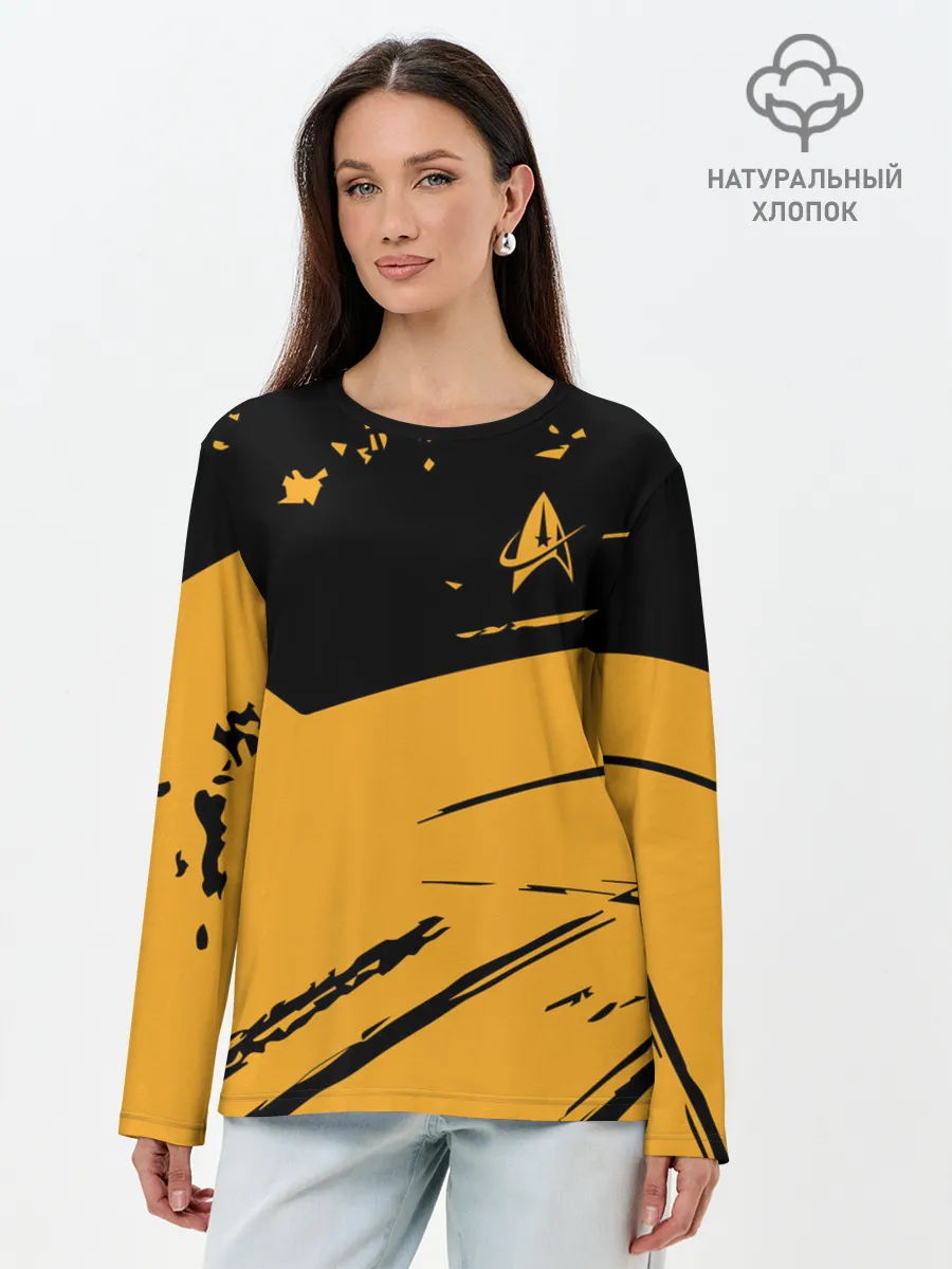 Лонгслив женский. Хлопок / Star Trek