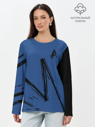 Лонгслив женский. Хлопок / Star Trek