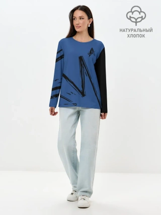 Лонгслив женский. Хлопок / Star Trek