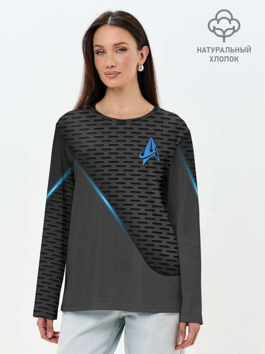 Лонгслив женский. Хлопок / Star Trek