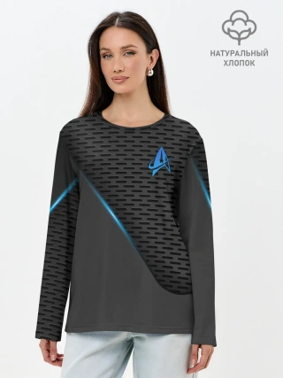 Лонгслив женский. Хлопок / Star Trek
