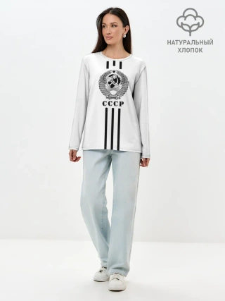 Лонгслив женский. Хлопок / СССР