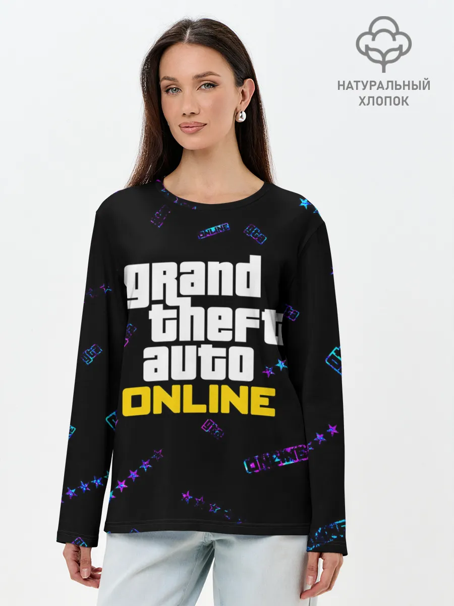 Лонгслив женский. Хлопок / GTA ONLINE / ГТА ОНЛАЙН