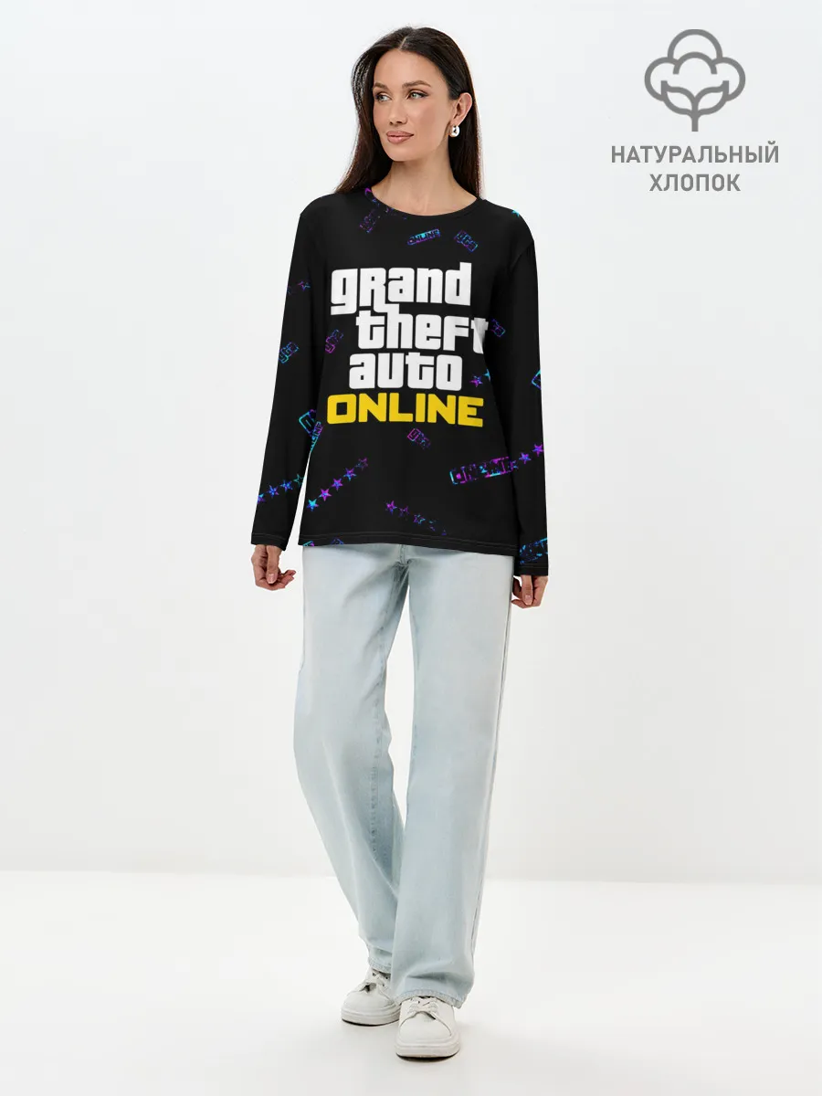 Лонгслив женский. Хлопок / GTA ONLINE / ГТА ОНЛАЙН
