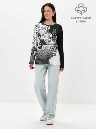 Лонгслив женский. Хлопок / Bodybuilding