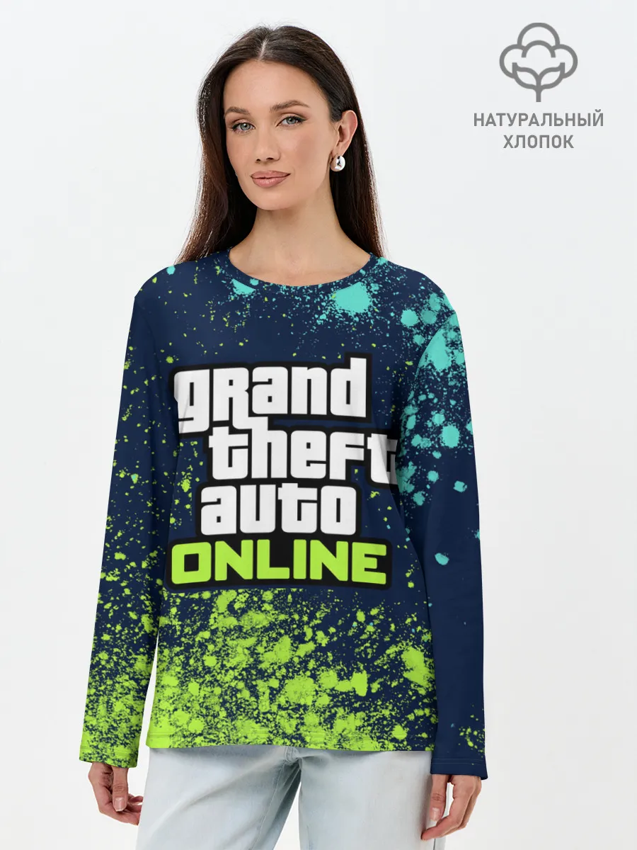 Лонгслив женский. Хлопок / GTA ONLINE / ГТА ОНЛАЙН