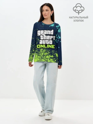 Лонгслив женский. Хлопок / GTA ONLINE / ГТА ОНЛАЙН