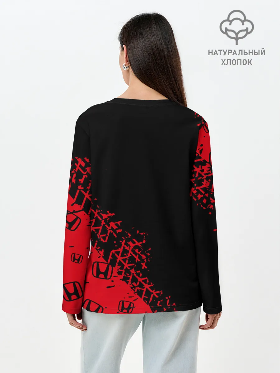 Лонгслив женский. Хлопок / HONDA / ХОНДА