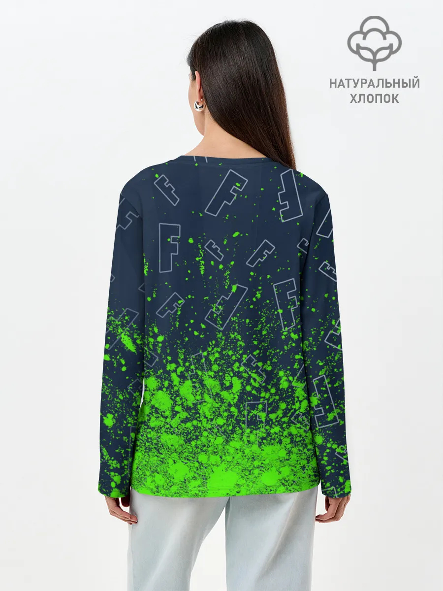 Лонгслив женский. Хлопок / FORTNITE / ФОРТНАЙТ