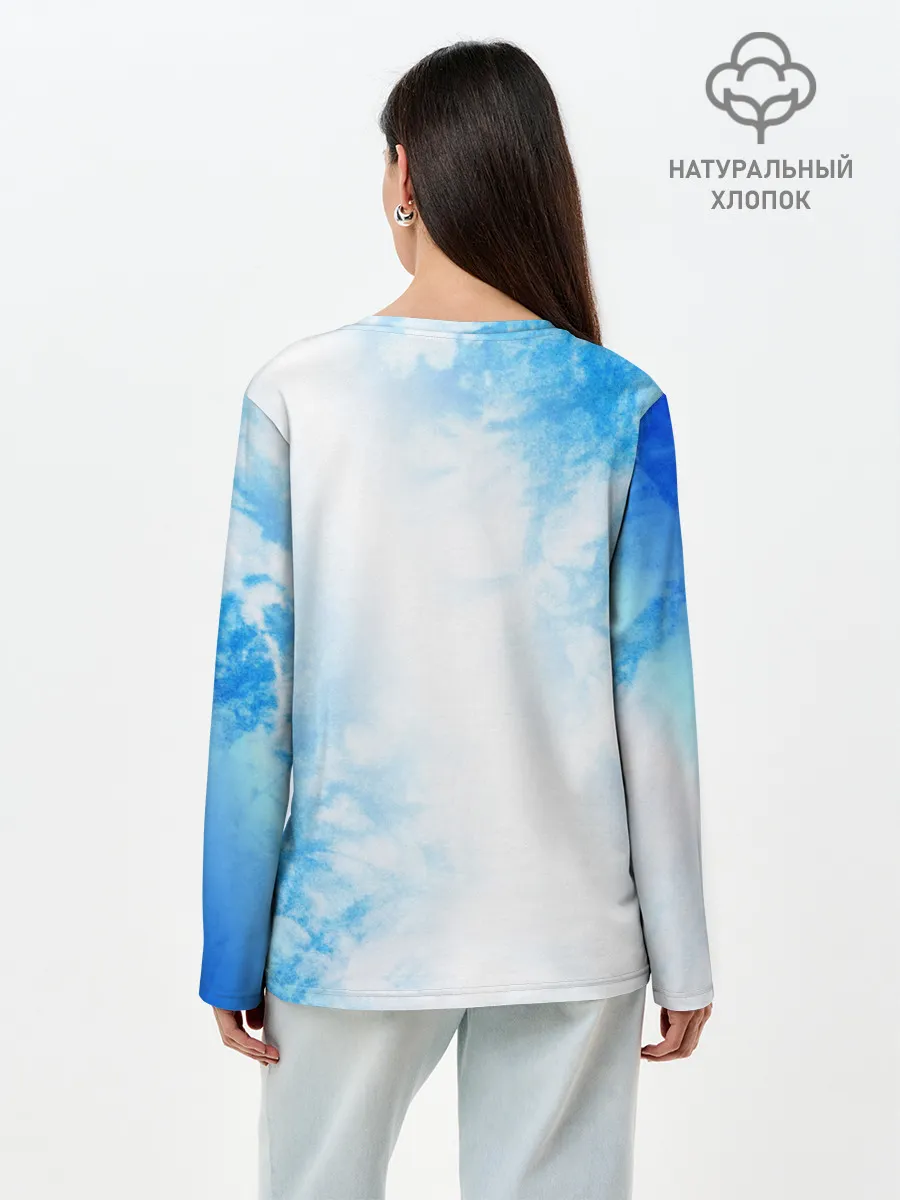 Лонгслив женский. Хлопок / NASA / НАСА