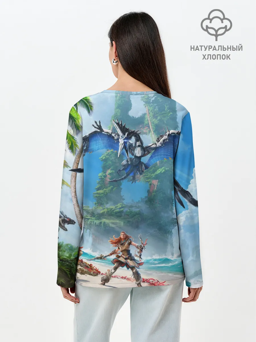 Лонгслив женский. Хлопок / Horizon Forbidden West