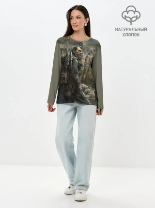 Лонгслив женский. Хлопок / S.T.A.L.K.E.R. Припять зовет