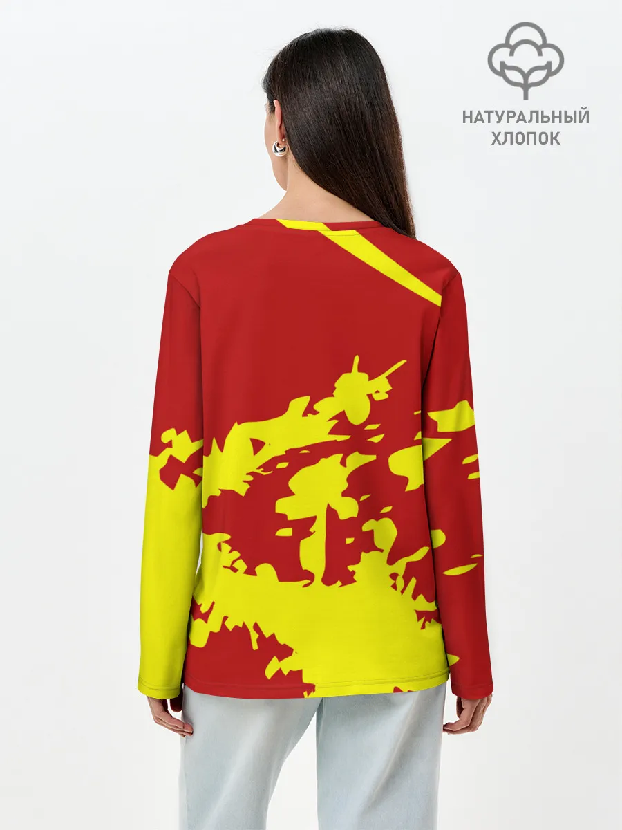 Лонгслив женский. Хлопок / CCCP