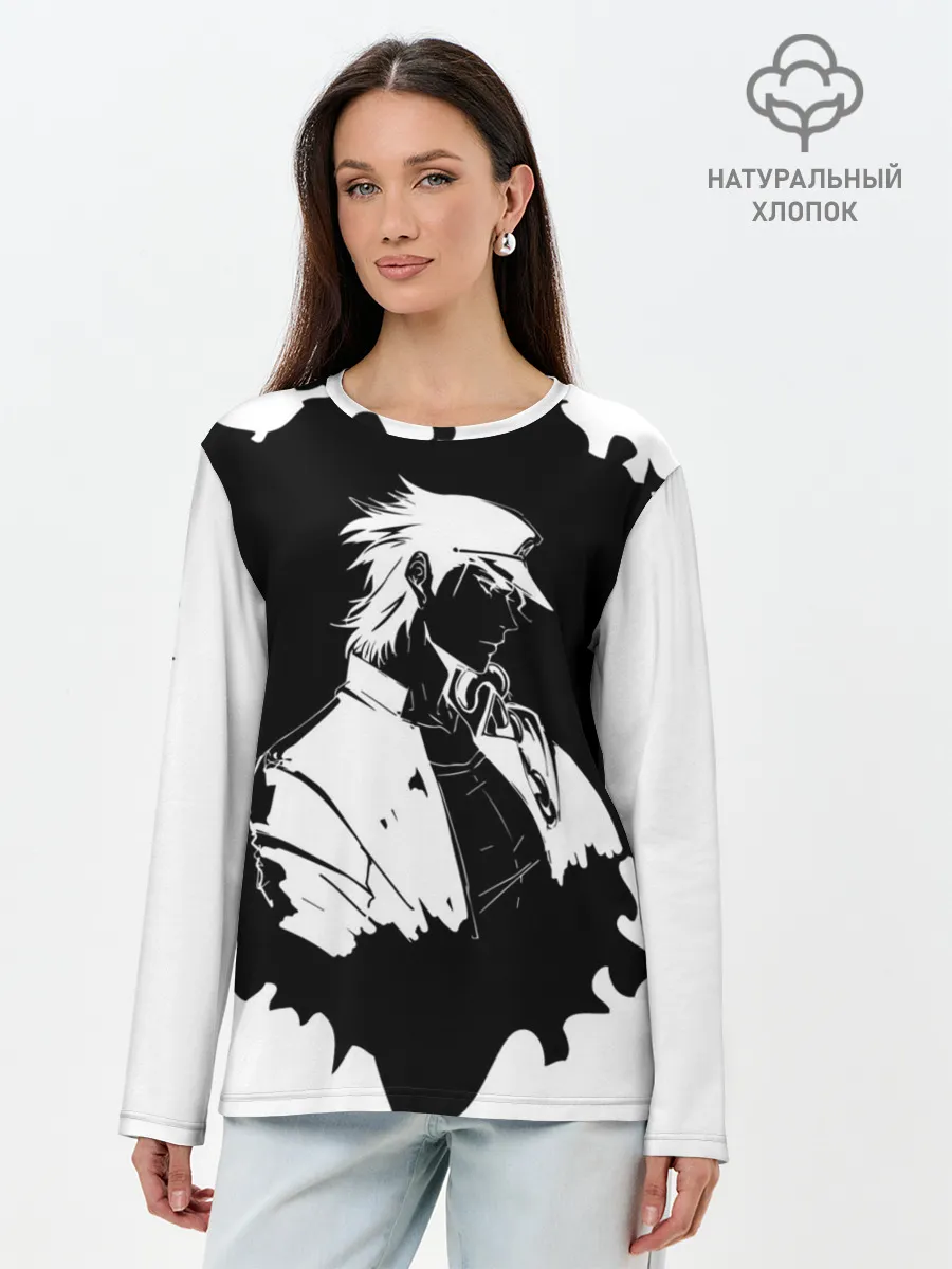 Лонгслив женский. Хлопок / JoJo Bizarre Adventure