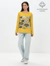 Лонгслив женский. Хлопок / Чатик