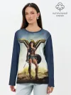 Лонгслив женский. Хлопок / Wonder Woman