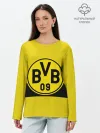 Лонгслив женский. Хлопок / BORUSSIA DORTMUND