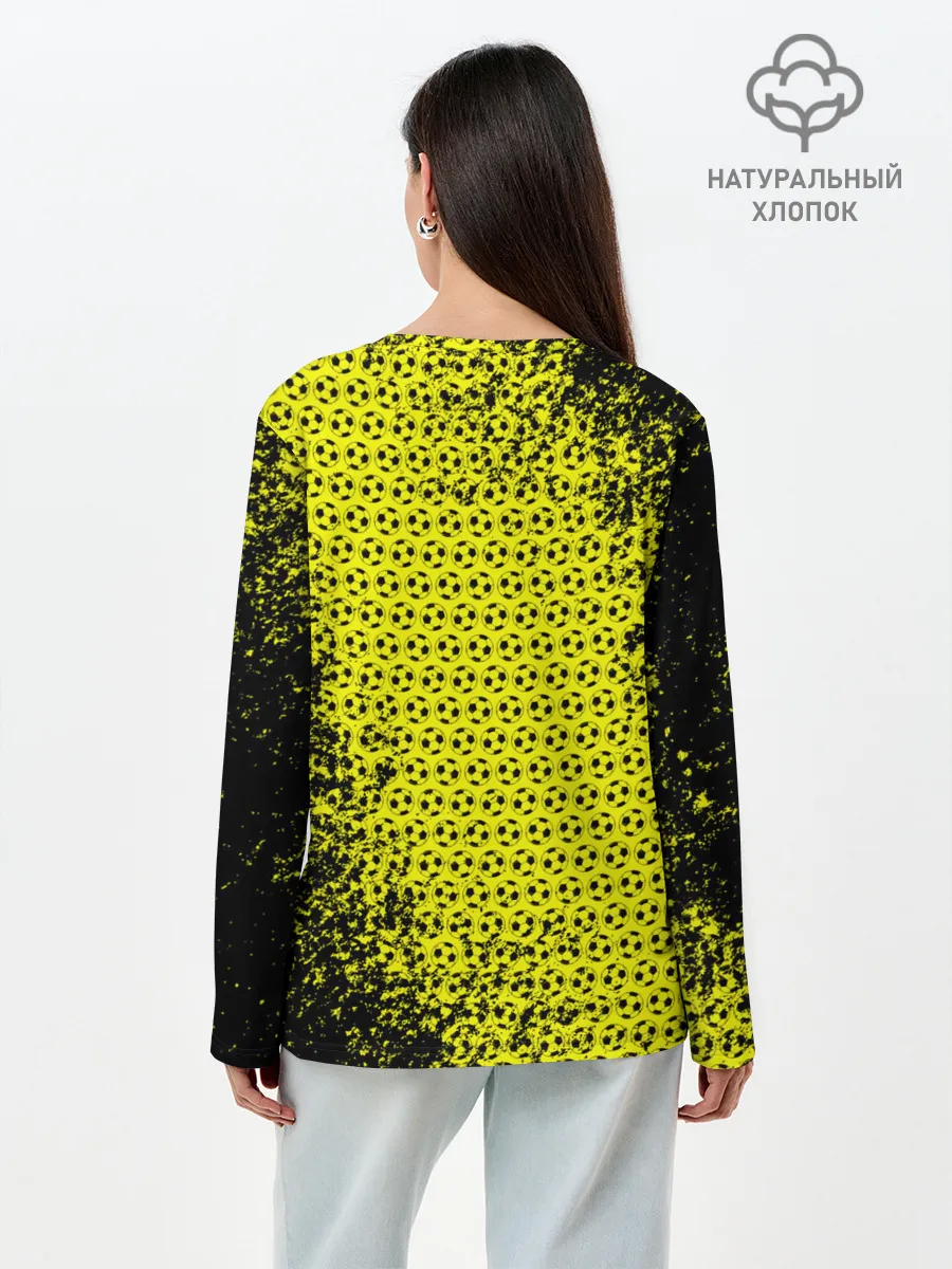 Лонгслив женский. Хлопок / Borussia Dortmund