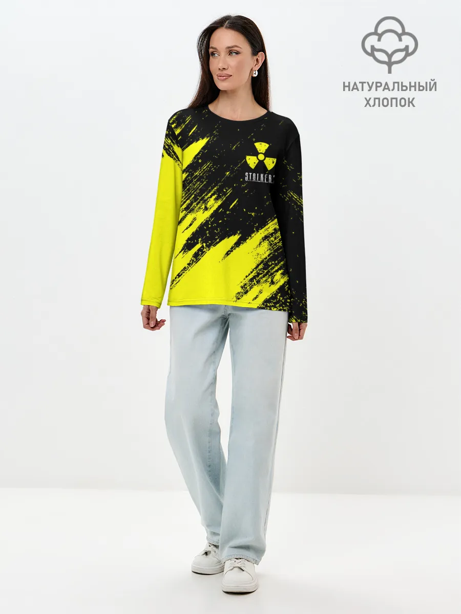 Лонгслив женский. Хлопок / STALKER 2 / СТАЛКЕР 2
