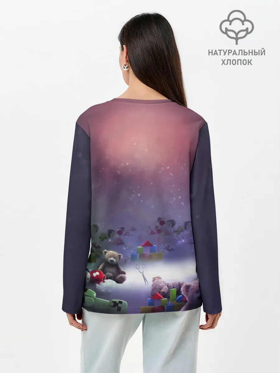 Лонгслив женский. Хлопок / TENDERLYBAE - Юность