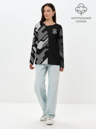 Лонгслив женский. Хлопок / FC Borussia