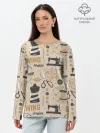 Лонгслив женский. Хлопок / sewing