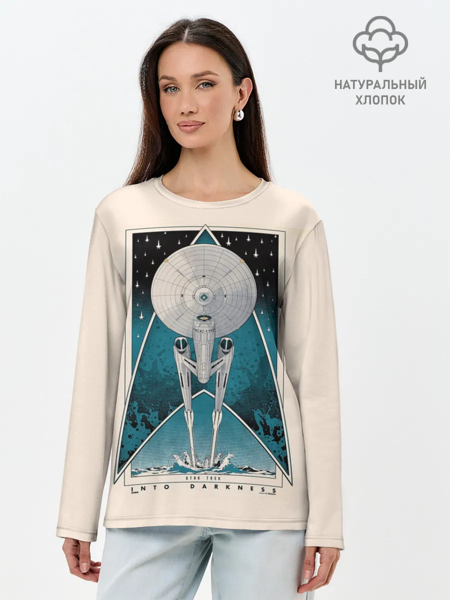 Лонгслив женский. Хлопок / Star Trek