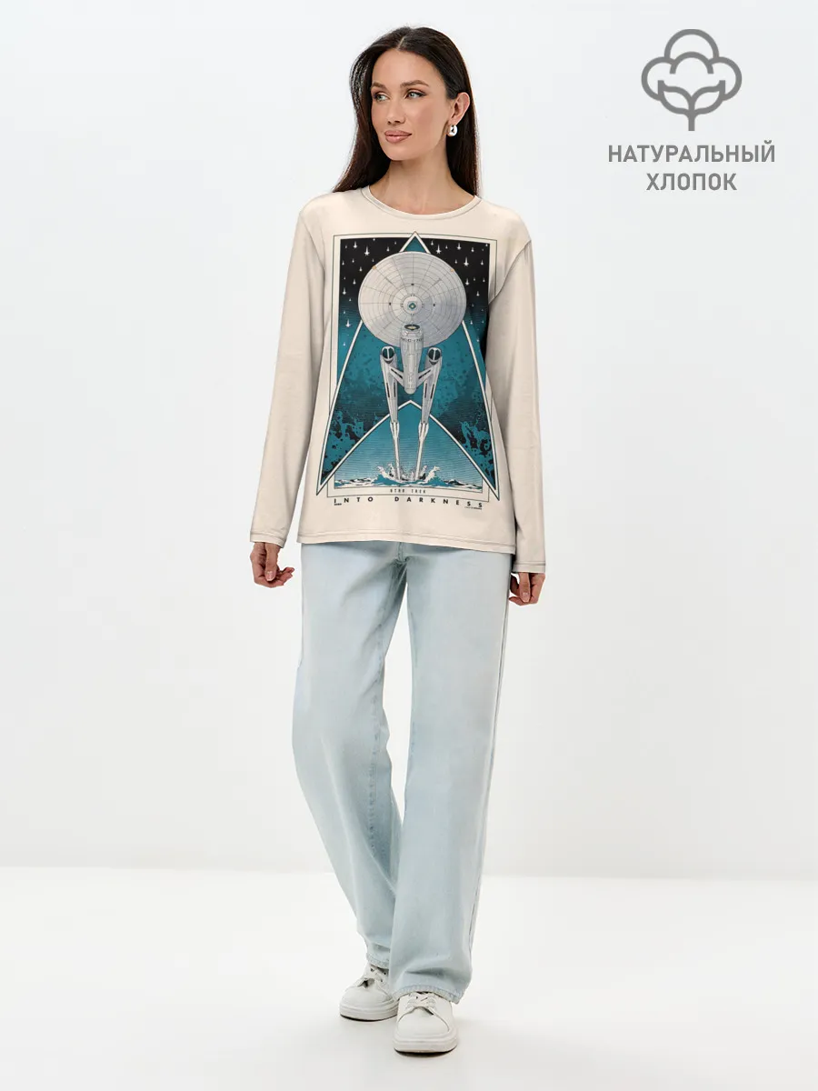 Лонгслив женский. Хлопок / Star Trek