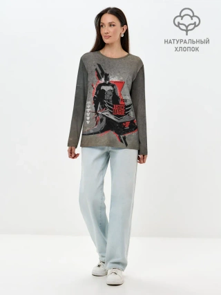 Лонгслив женский. Хлопок / Batman
