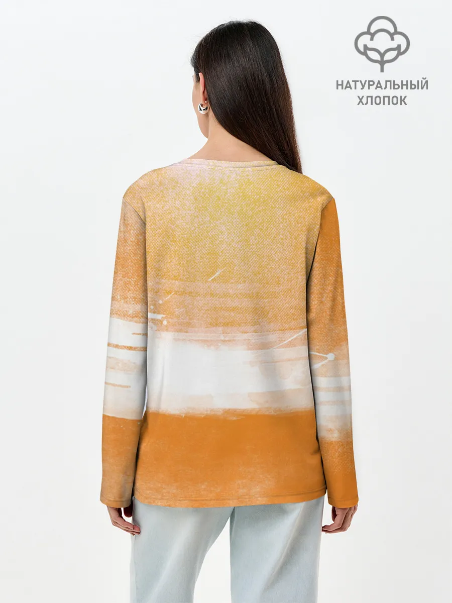 Лонгслив женский. Хлопок / Лига справедливости