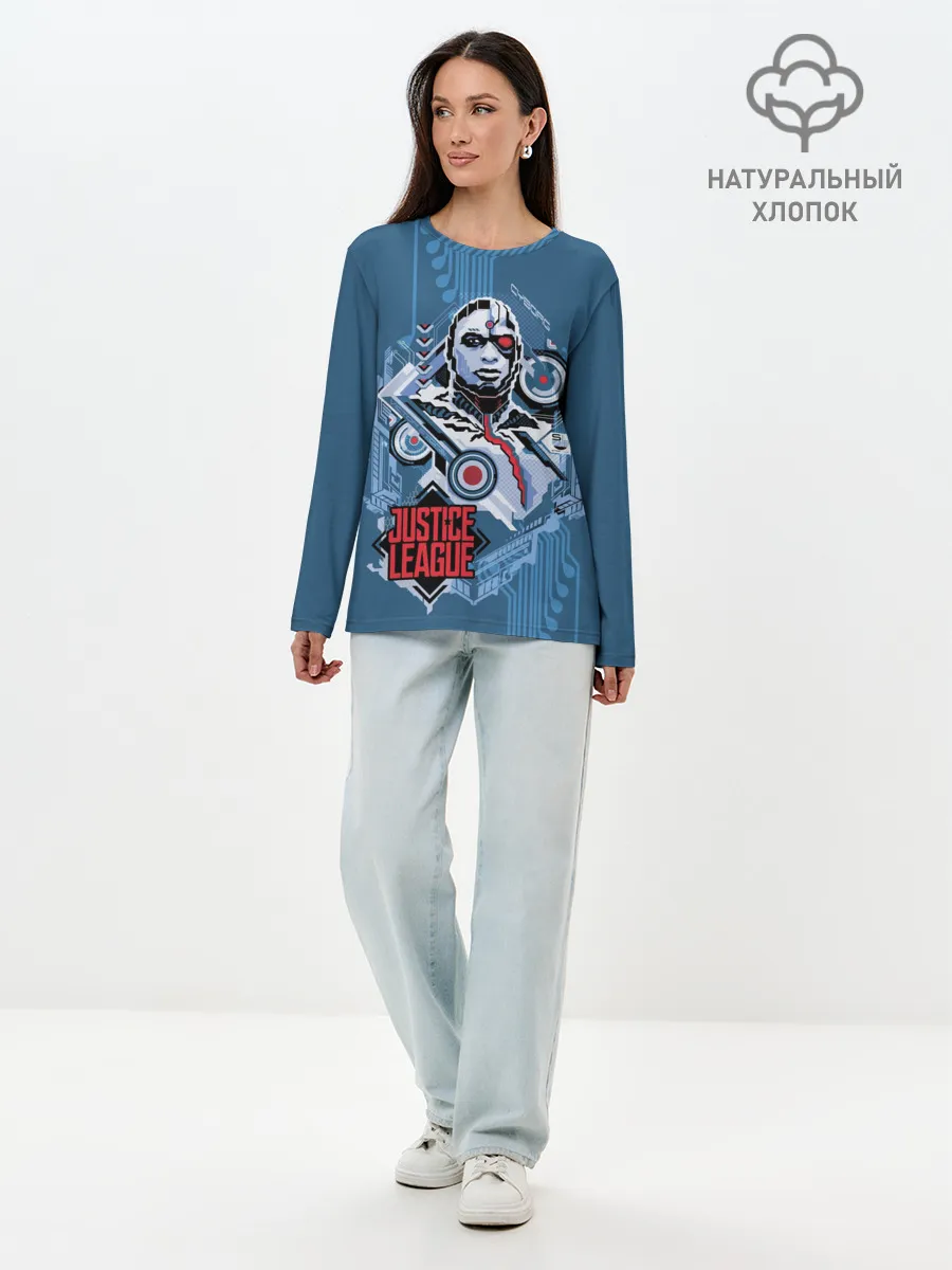 Лонгслив женский. Хлопок / Cyborg